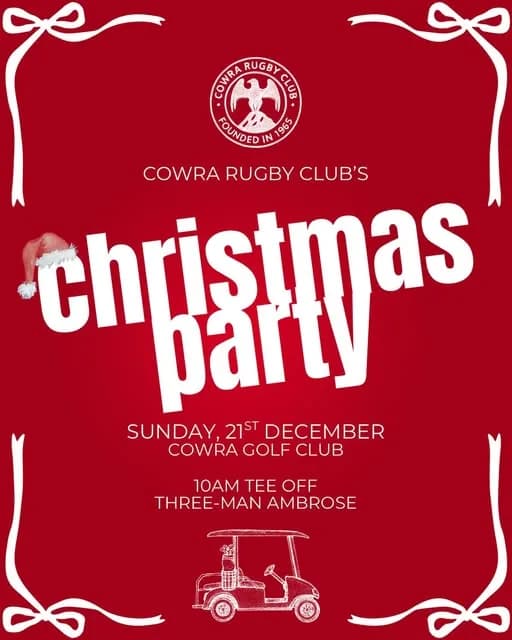 Cowra Rugby Club Xmas Party Ambrose — event image